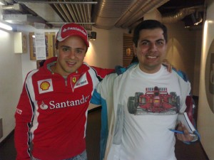 Senna e Felipe Massa